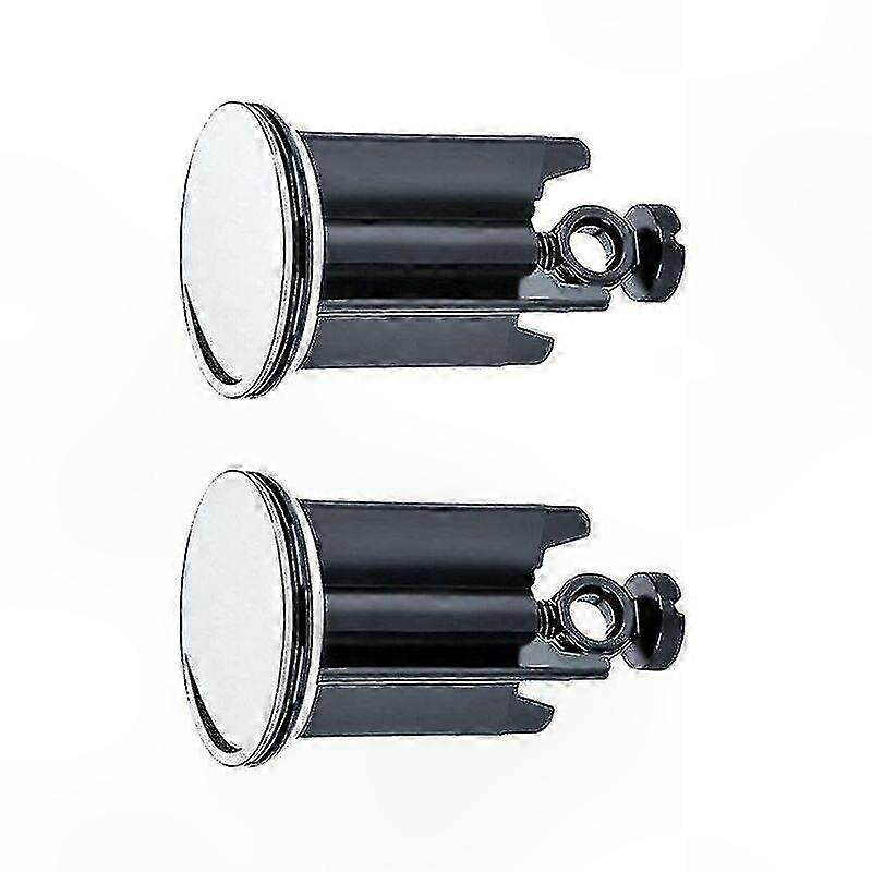 Universal Sink Plug with Rubber Seal, Adjustable Height, Rust-Resistant, 40mm, 2 Pieces