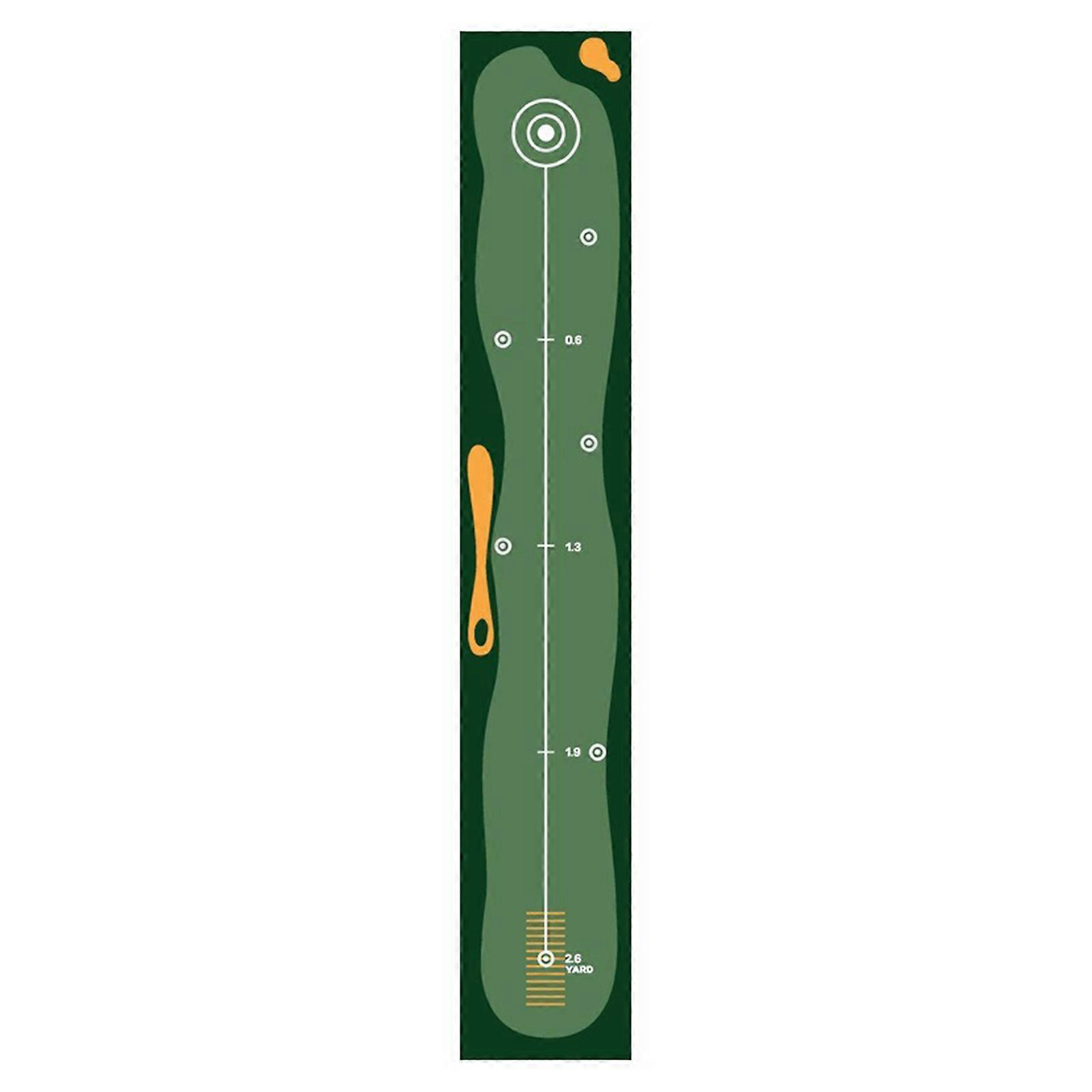 Golf Putting Mat Polyester Anti Slip Indoor Practice Trainer