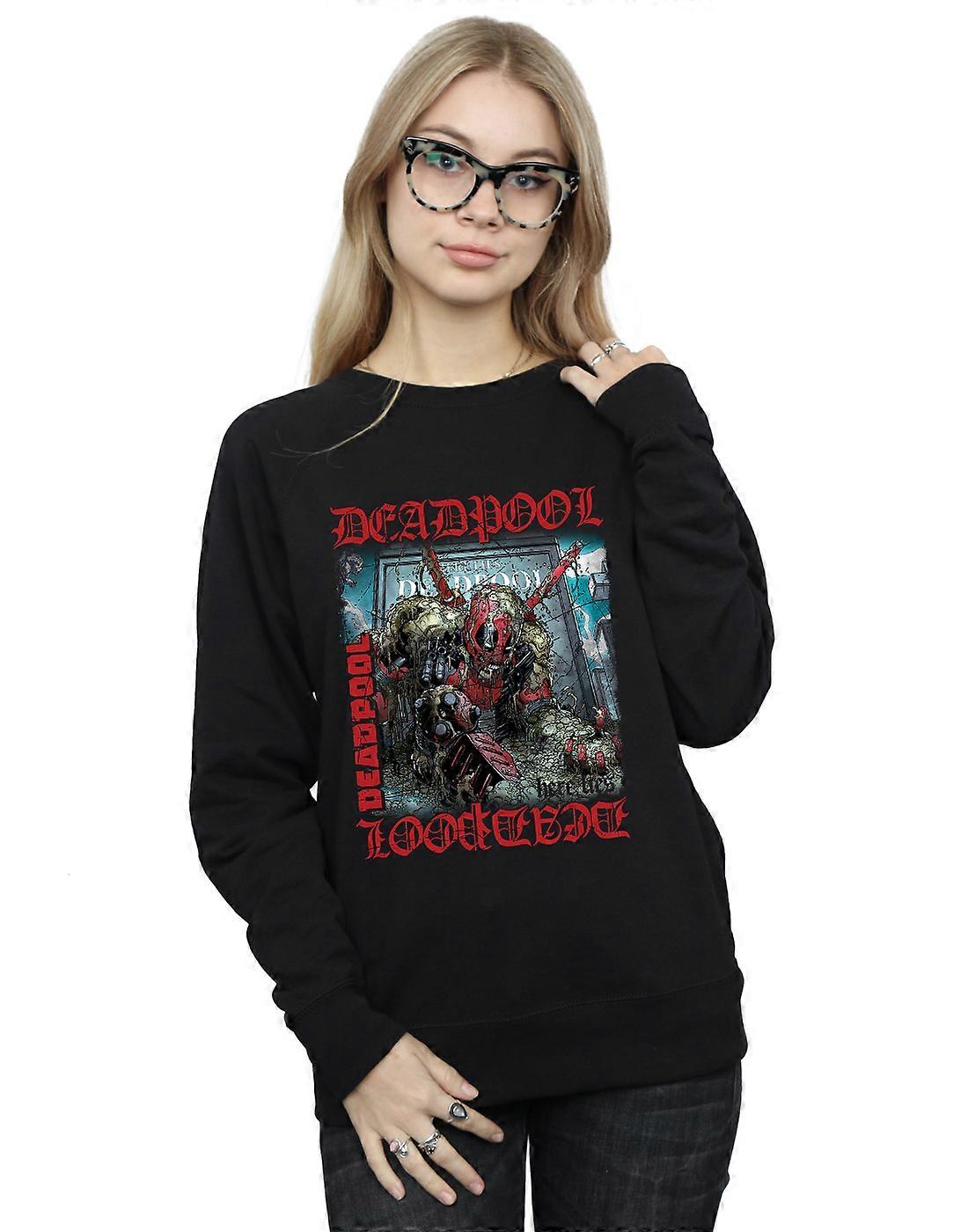 Marvel Women's Deadpool Here Lies Deadpool Sweatshirt