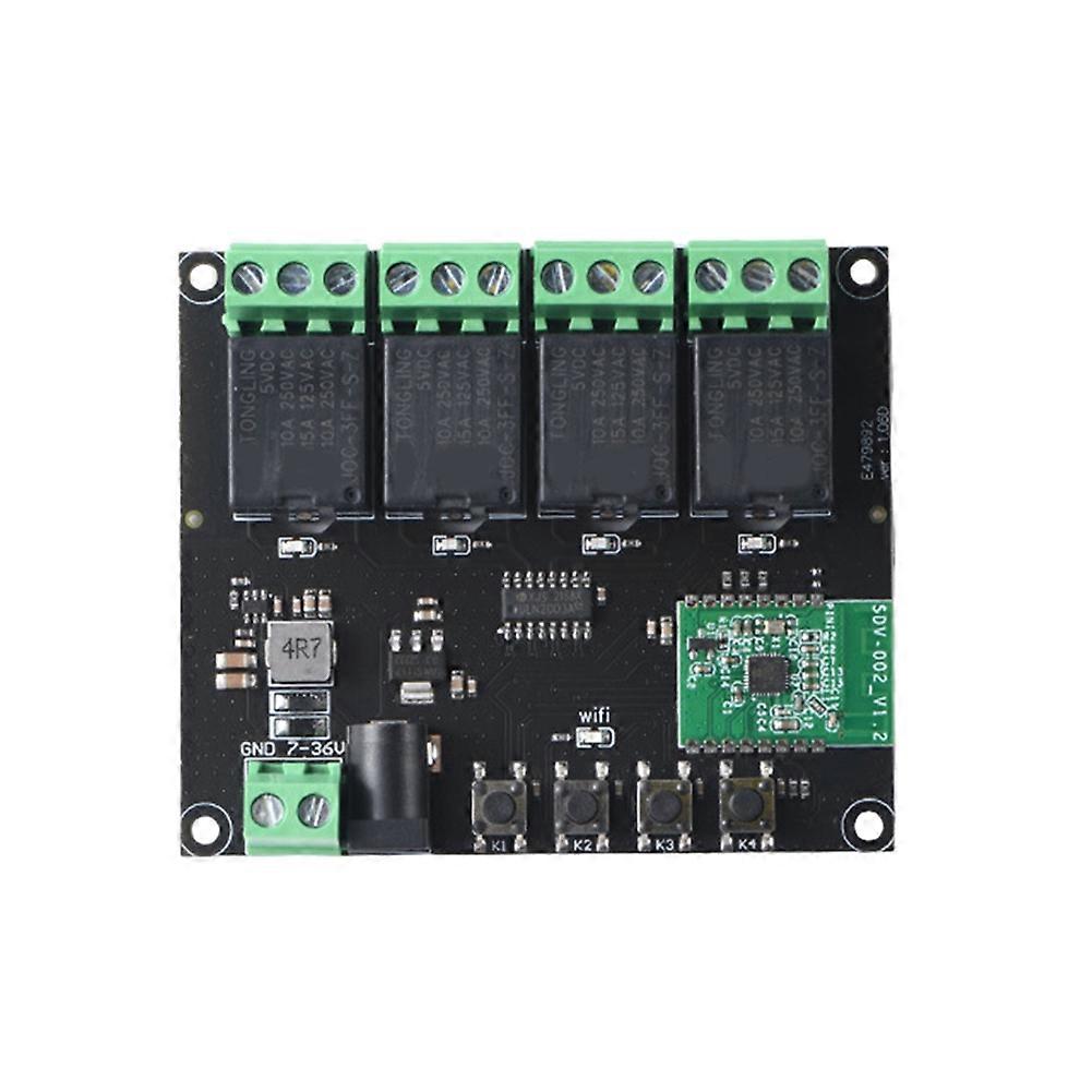 4CH 7-36V Wifi Switch Module Wireless Relay Smart APP Remote Control Smart Timer 10A Smart Home Switch