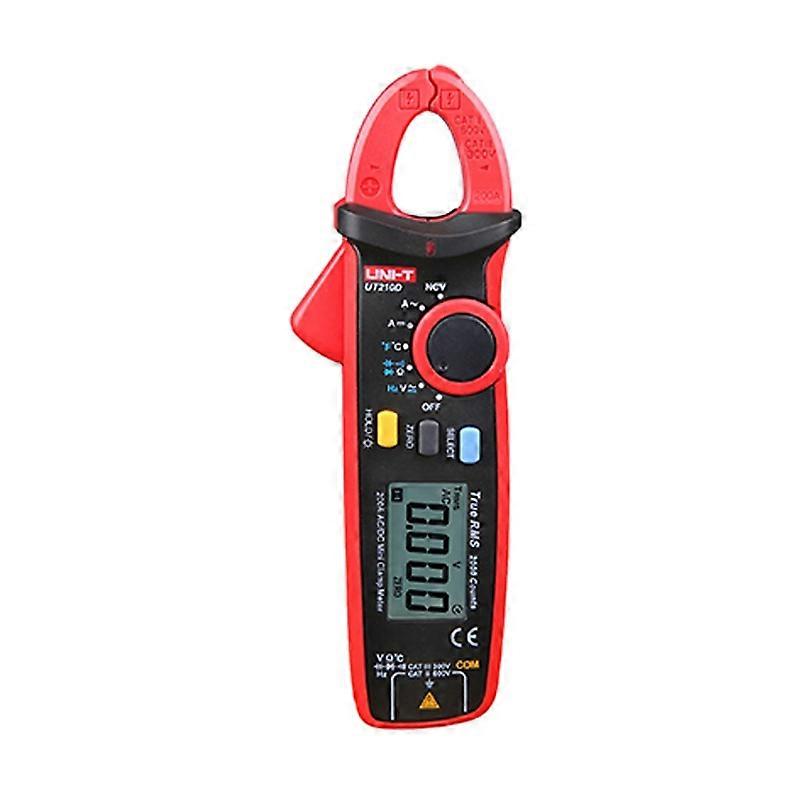 UNI-T UT210D Digital AC/DC Current Voltage Resistance Capacitance Clamp Meter Multimeter Temperature