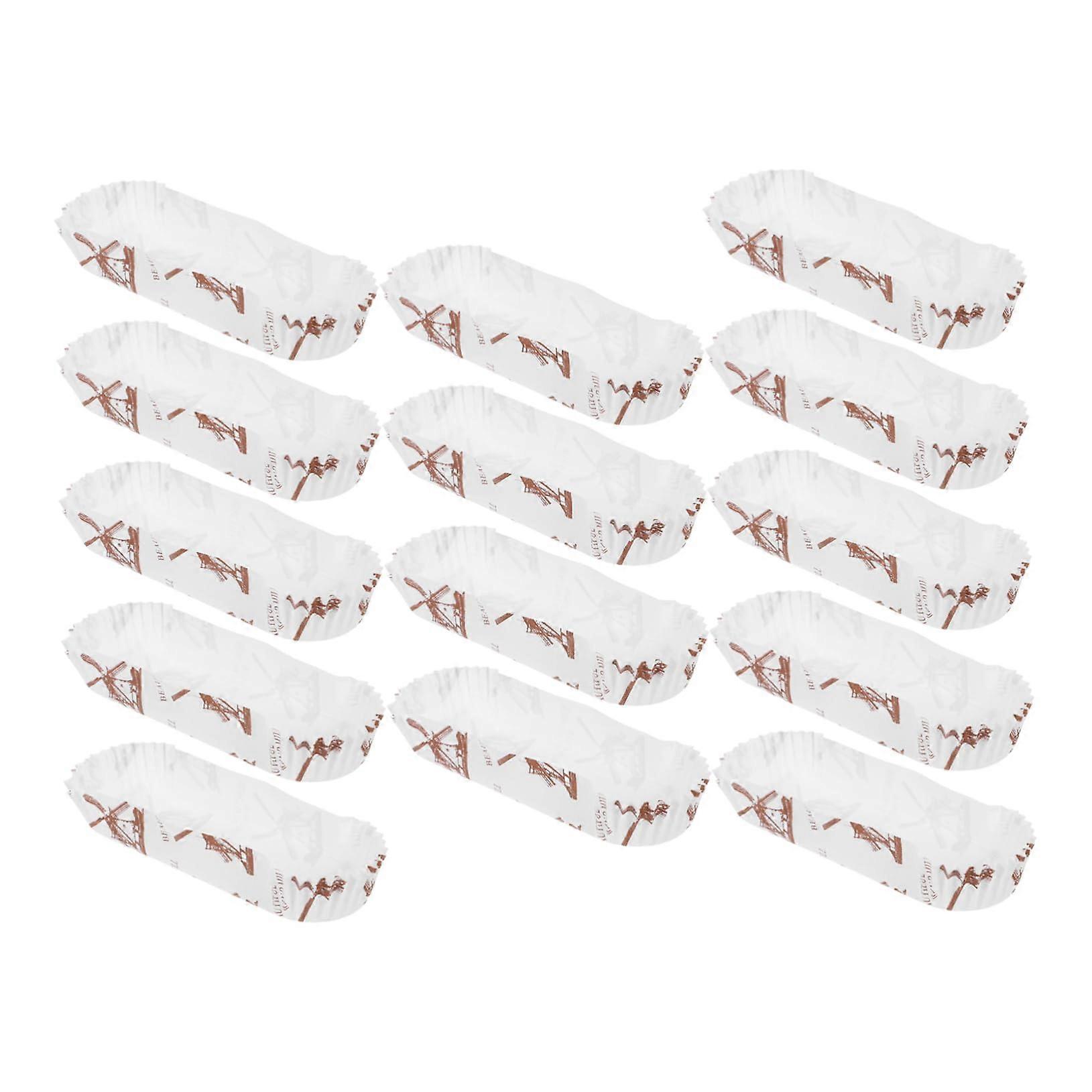 100pcs Nonstick Baking Cups Cupcake Liners Elegant Modern Design Heat Resistant Paper Holders