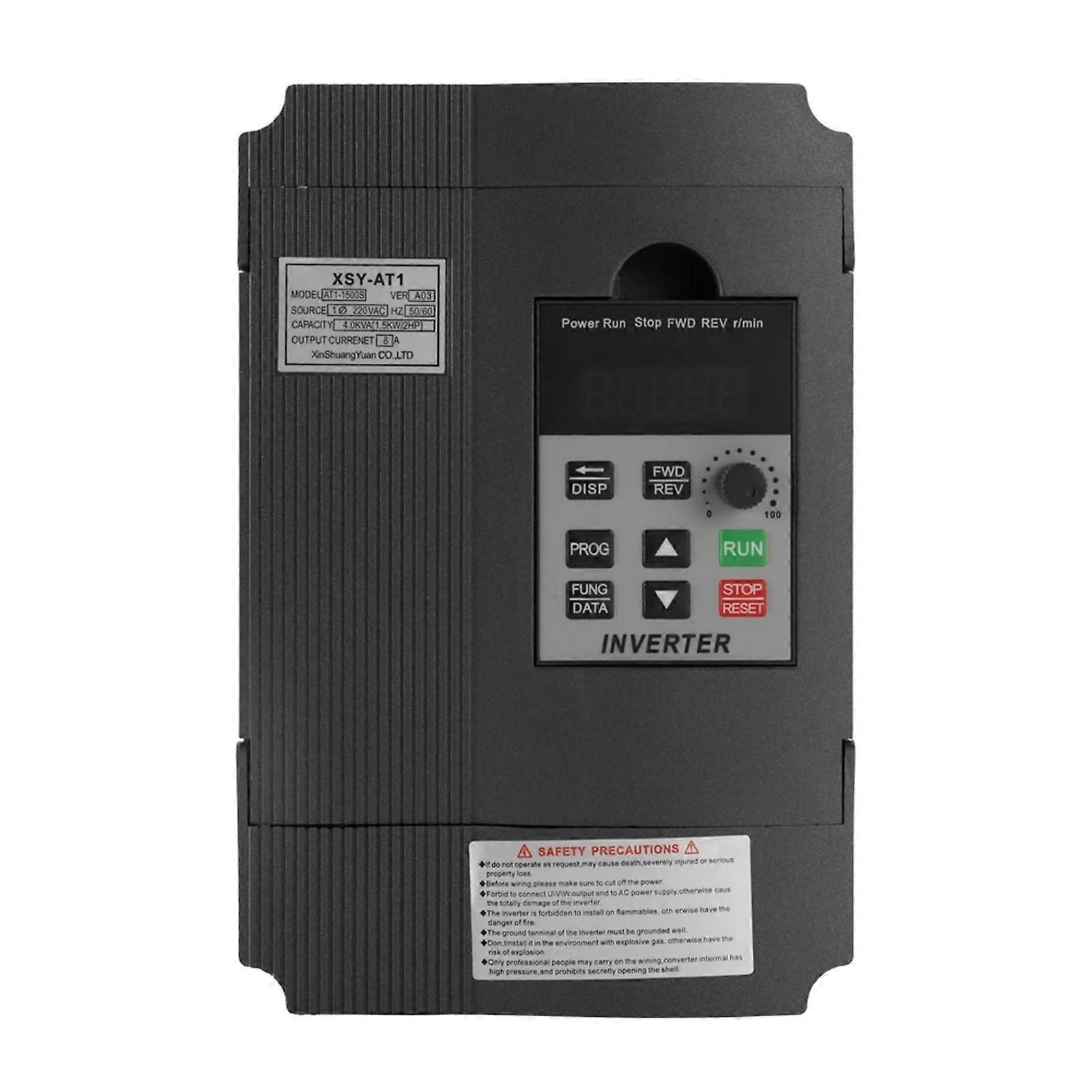 2.2KW VFD Motor Controller 12A 220V 3 Phase AC Motor Drive Variable Frequency Inverter Energy Saving