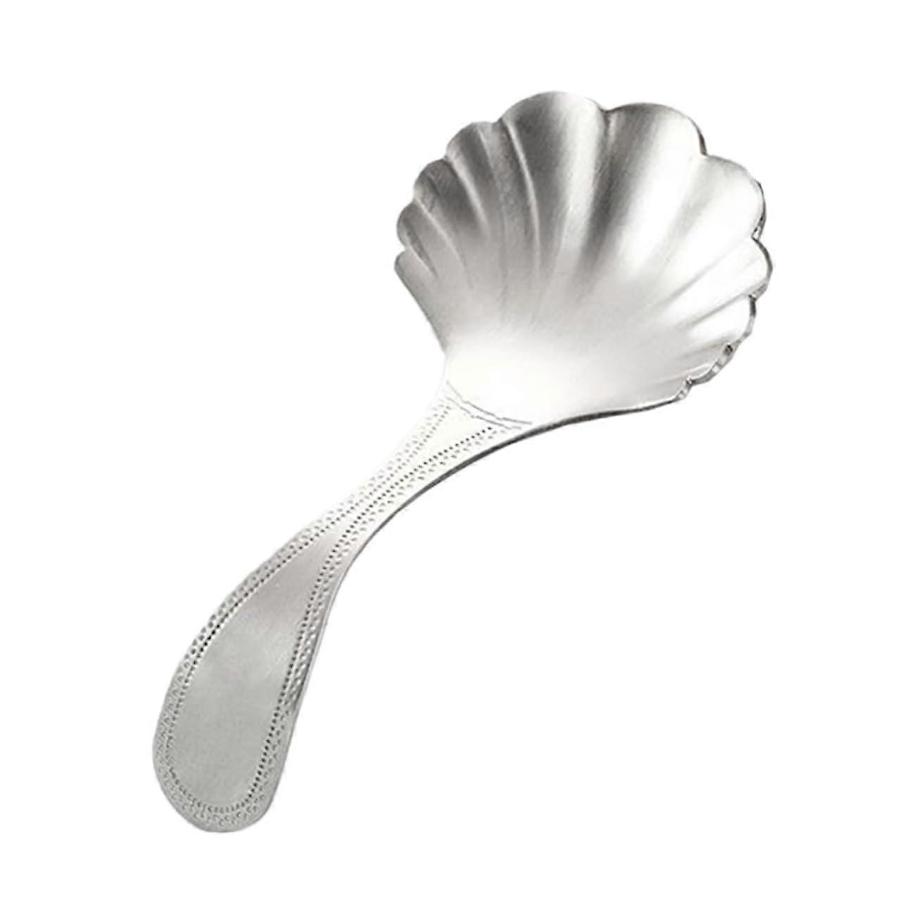 Stainless Steel Tea Scoop for Loose Leaf Tea, Creative Shell Shape Spoon for Kitchen and Teaware