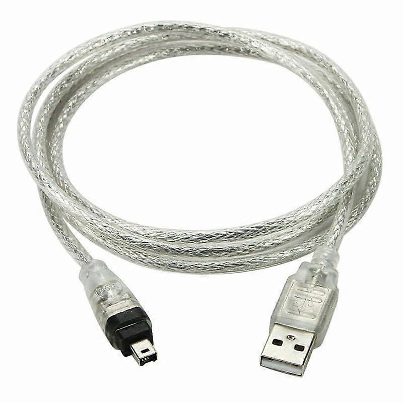 USB Cable for Firewire 5ft IEEE 1394 Adapter Speed Data Transfer Compatible with Multiple Devices