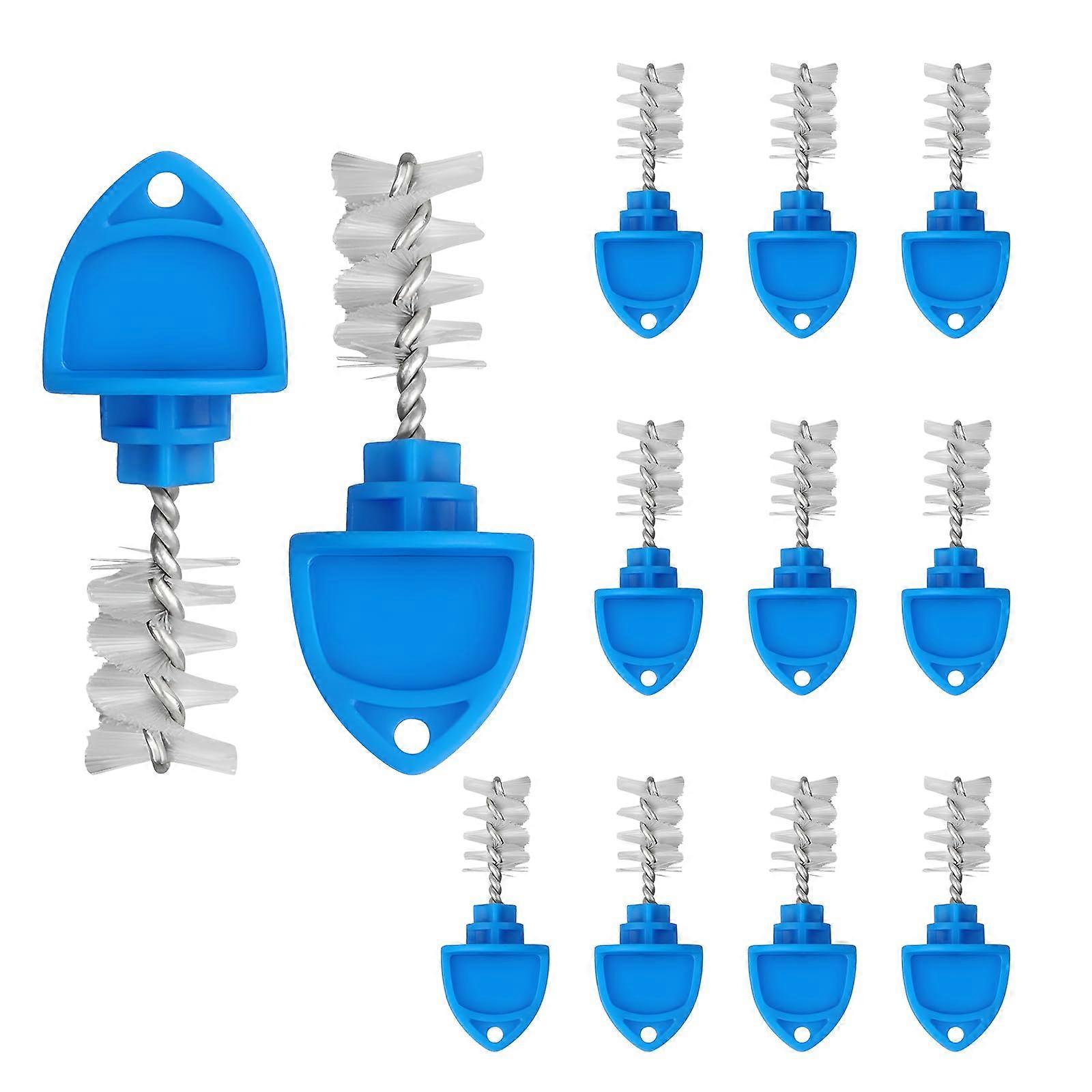 12 Pack Beer Tap Cleaning Brush and Plug, 2in1 Draft Kegerator Faucet Cleaner Kit