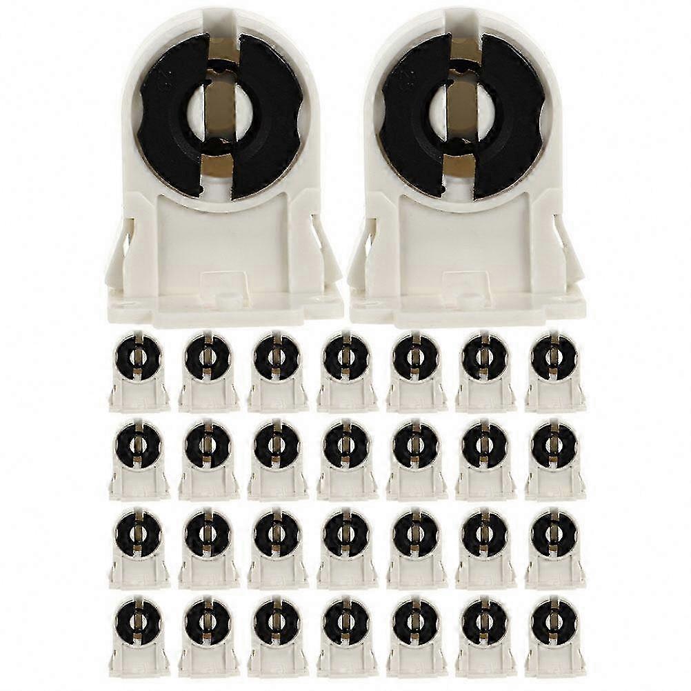 30 Pack Lamp Holders for LED Tubes T8 G13 Base Socket Replacement Parts