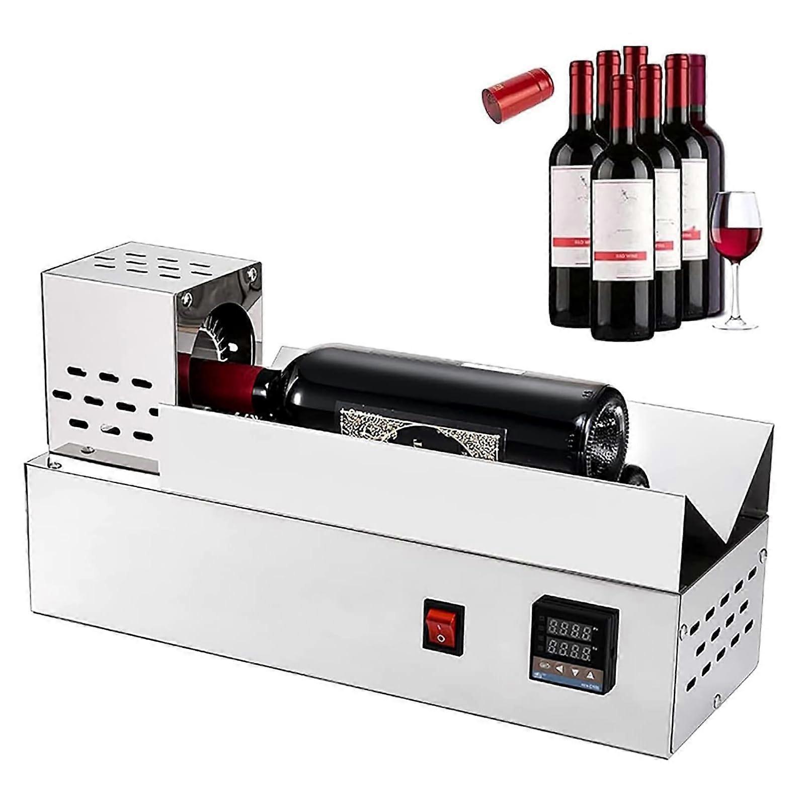 Heat Shrink Bottle Cap Machine with Digital Display, Precise Temperature Control, Fits 80mm PVC Capsules