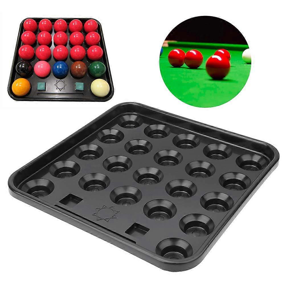 Billiard Ball Holder 22 Balls Durable Plastic Storage Tray for Pool Table Accessories