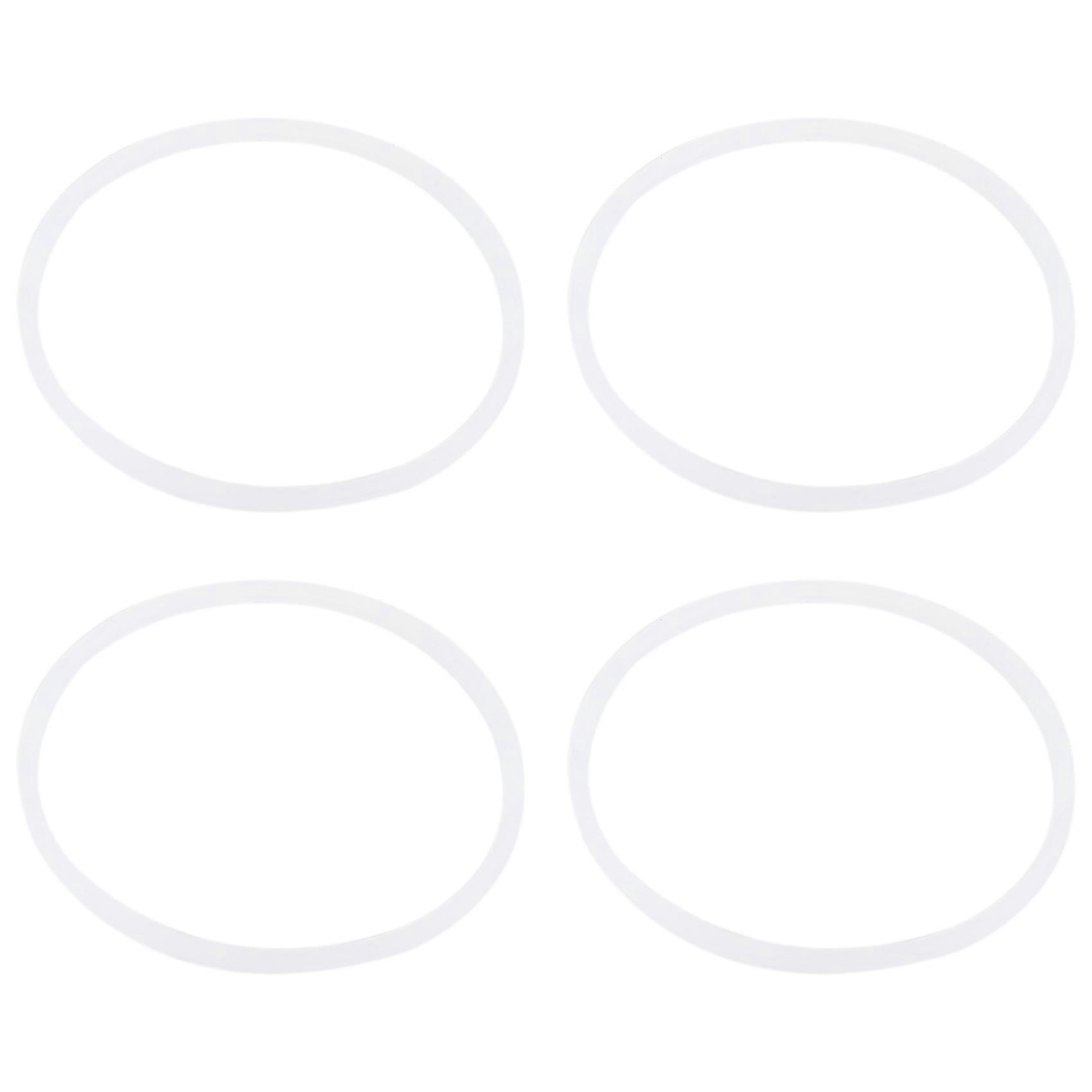  Replacement Gaskets Rubber Seal Ring for Magic Blender Flat/Cross 4 Pack
