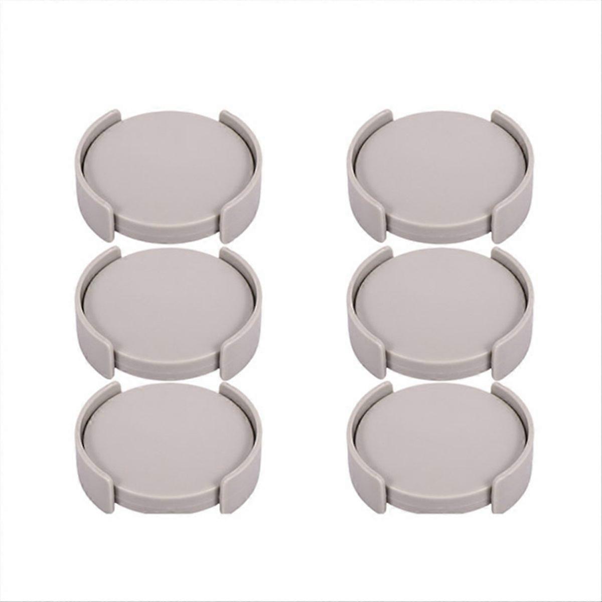 6Pcs Mug Organizer Adjustable Expandable Coffee Cup Holder Grey