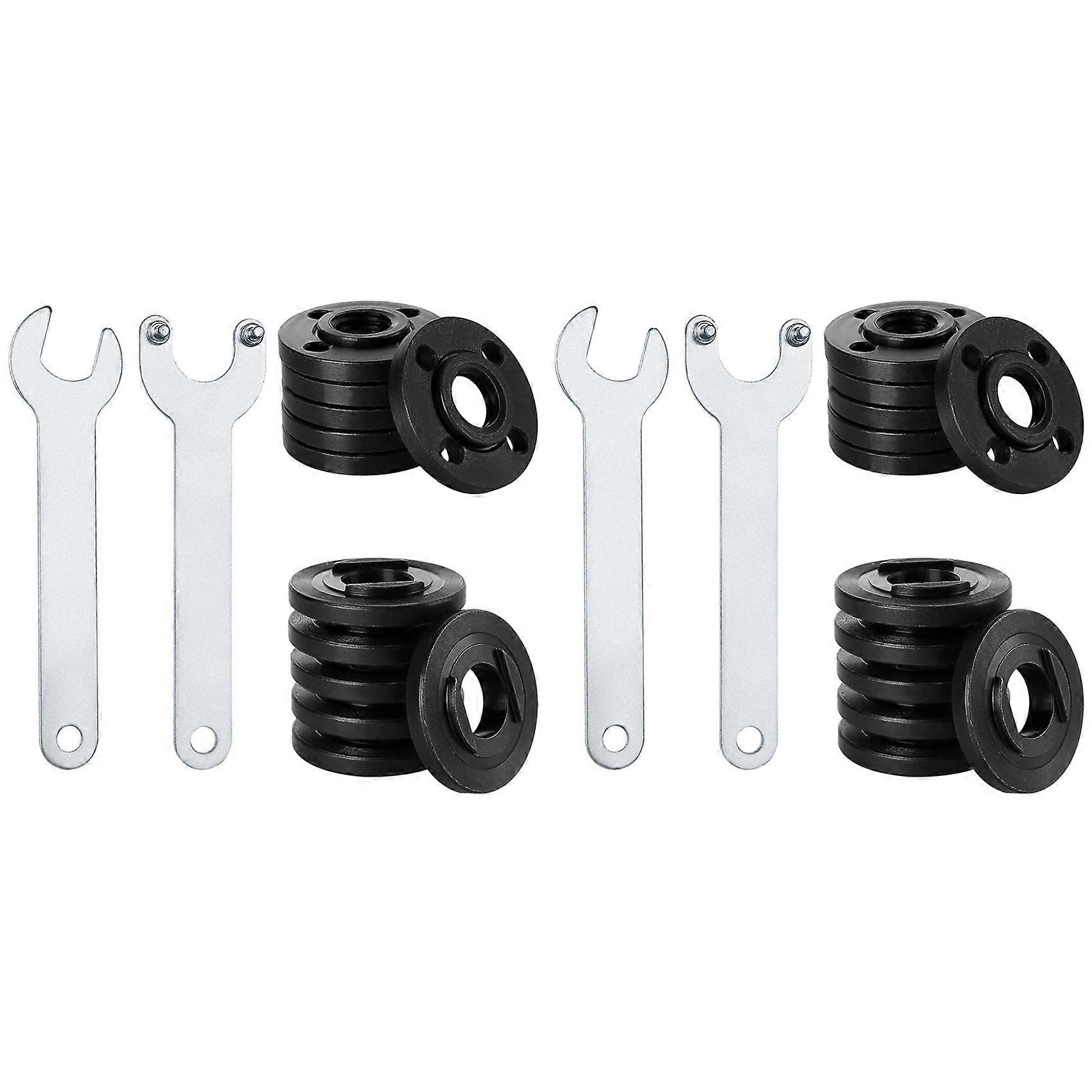 24pcs Angle Grinder Flange Nuts 5/8inch-11,with 2pcs Spanner, Angle Grinder Flange Replacement Angle Grinder Attachments