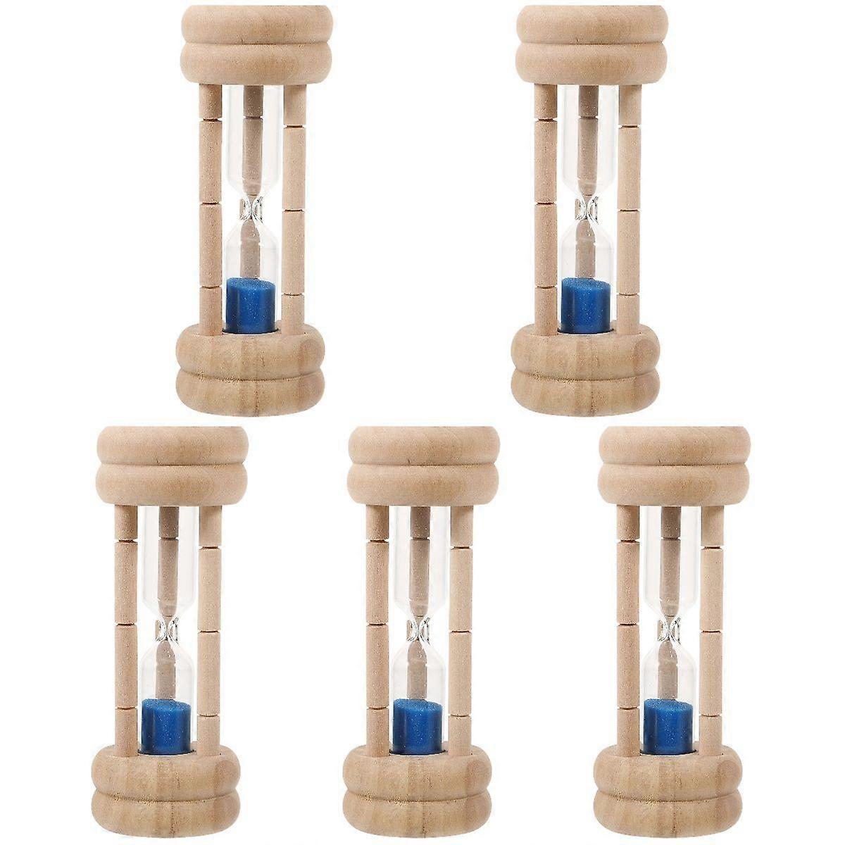 5pcs Sand Timer Kids Tooth Brushing Sand Timer Hourglass Decoration 2 Minute Timer