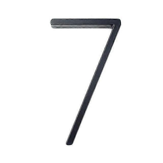 Número e letra da casa preta 5 polegadas 12,5 cm de altura