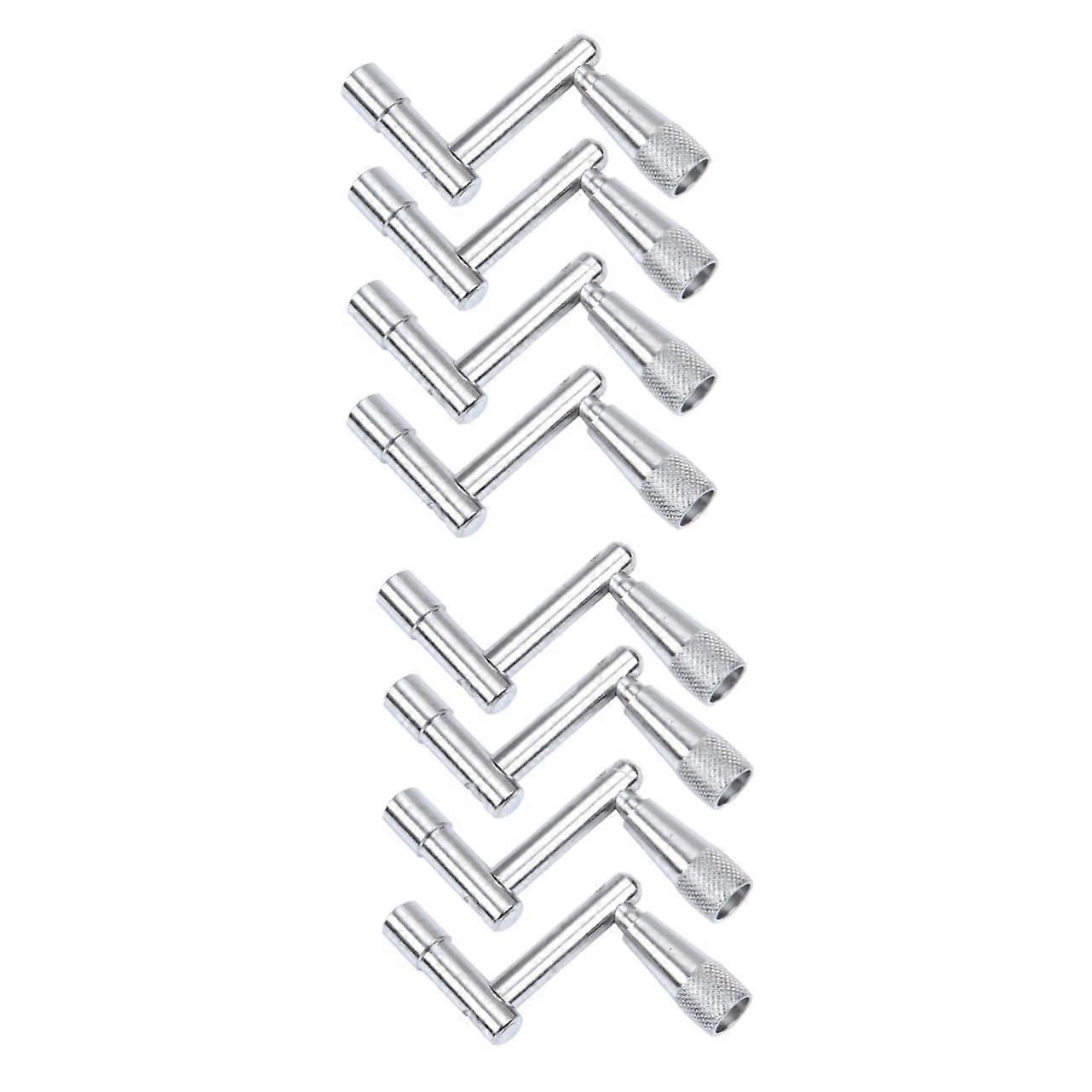 Drum Tuning Key Set 2 Piece Precise Fit 7x4.5cm Compact Size for Hand Drummers