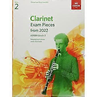 Clarinet Exam Pieces from 2022, ABRSM Grade 2: Ausgewählt aus dem Lehrplan von 2022. Partitur & Stimmen, Audio-Downloads (ABRSM-Prüfungsstücke)