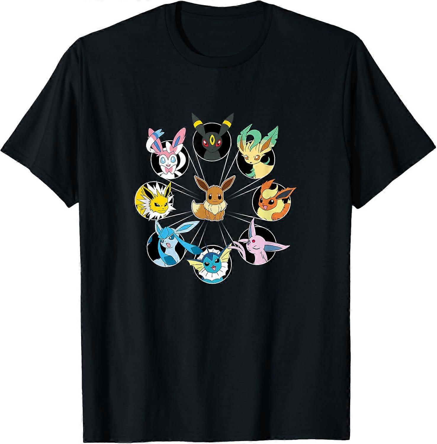 Pokmon - Eevee Evolution Circle T-Shirt TN 2277