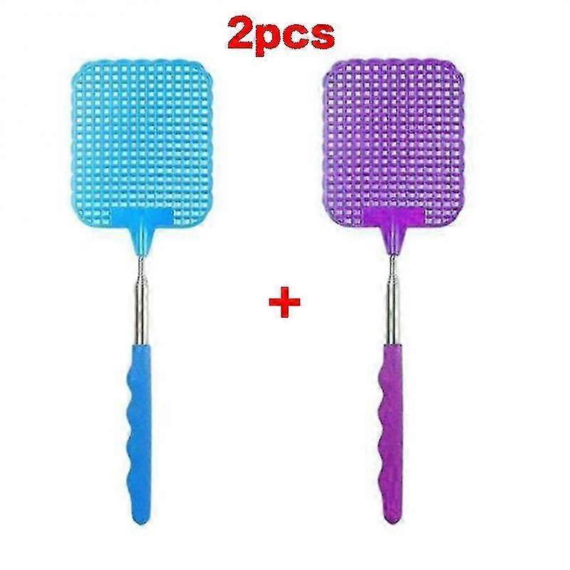 Adjustable Fly Swatters, Telescopic Home Long Handle Flyswatter, Extendable Flapper Insect Killer