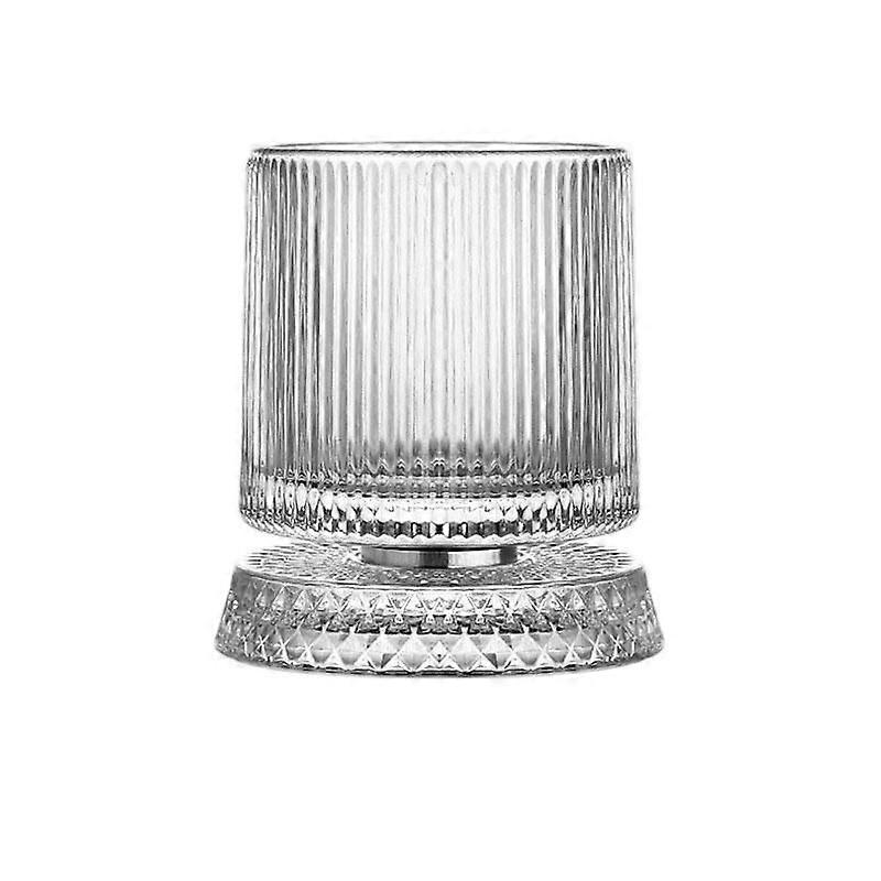 Rotating Whiskey Crystal Drinkware Tumblers