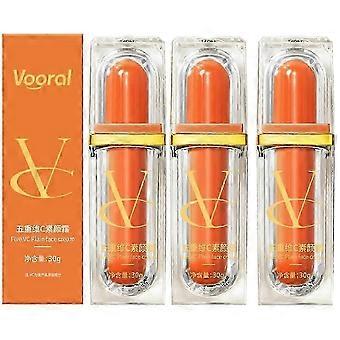 Multi-Vc Natural Makeup Cream, Five Vitamin C Tone Up Cream Suitable for Face, Five Vitamin C Foundation Cream Moisturizer Cream