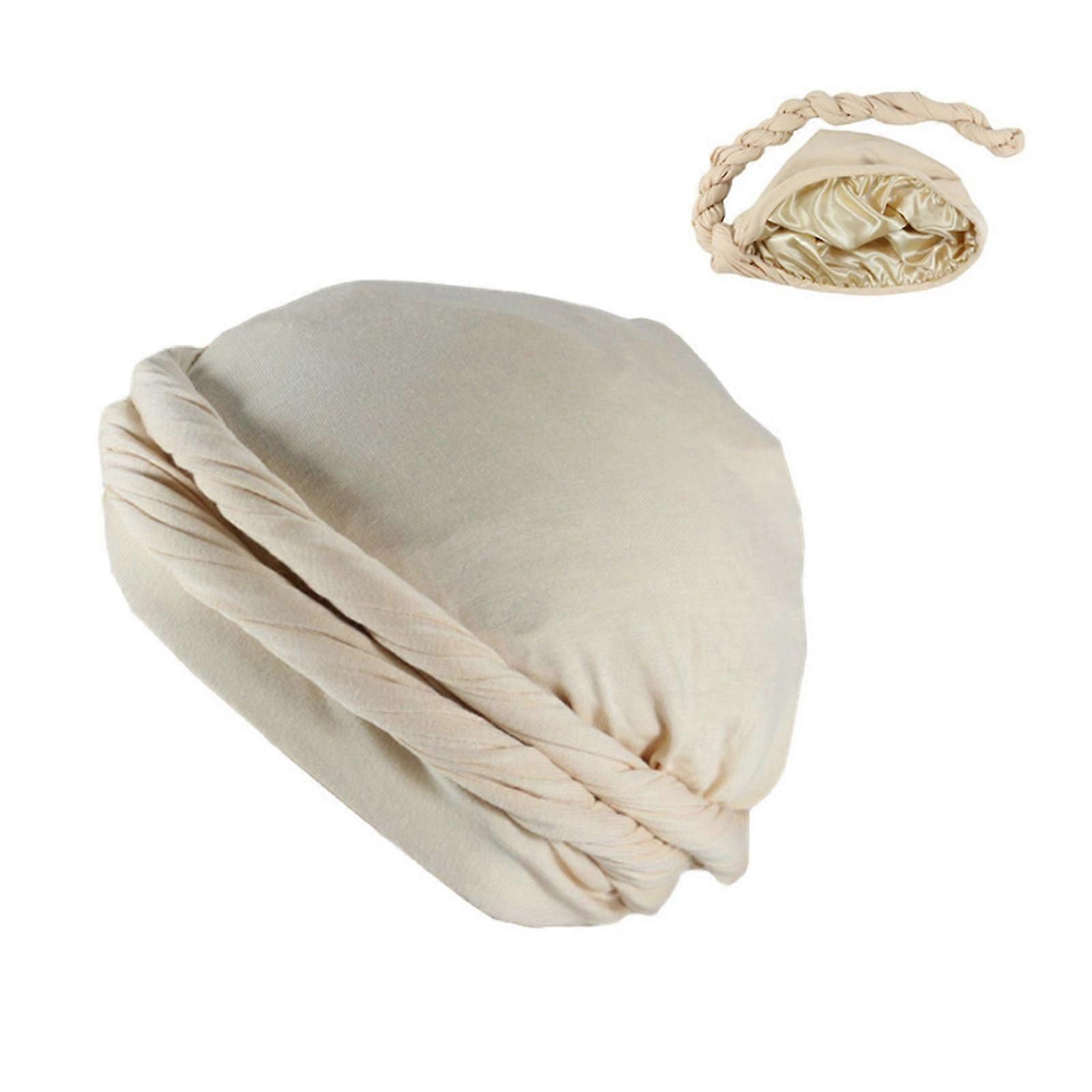 Turbante intero foderato in seta da uomo Durag