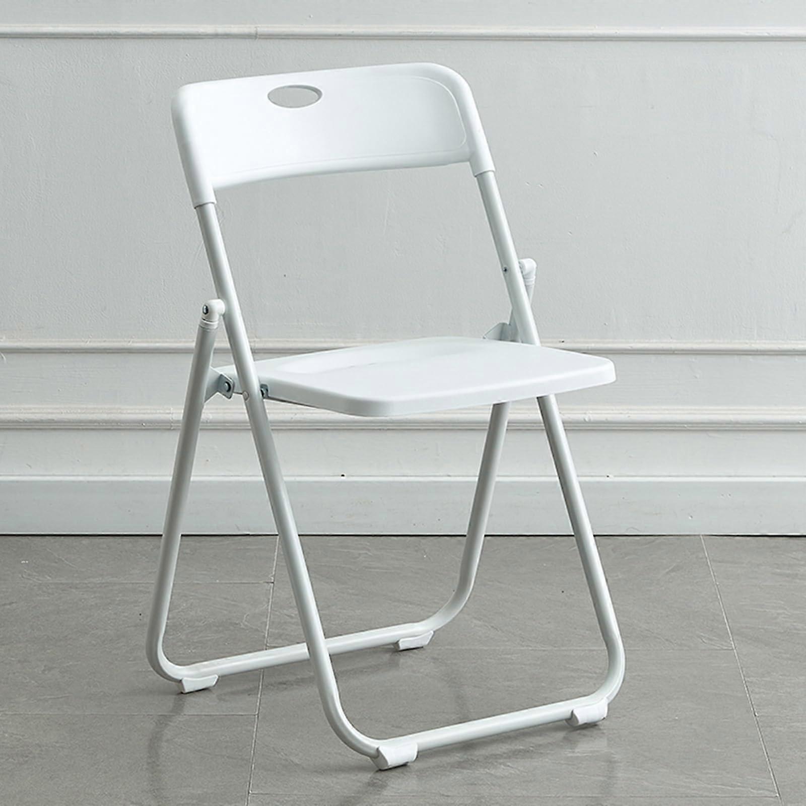 Stackable White Dining Room Chairs No Assembly Required Durable SpaceSaving Bright Finish