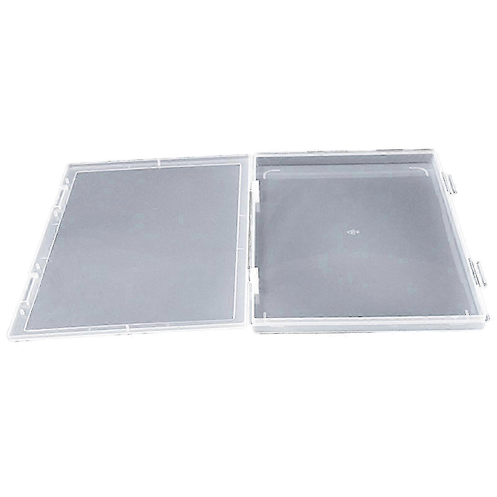 A4 Clear Document Organizer Box Dustproof File Holder compatible with School Students