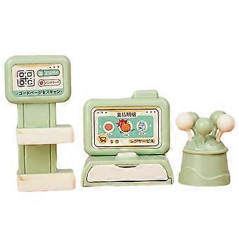 Plastic Cash Register Toy for Performance 5Sets Simulation Cashier Model