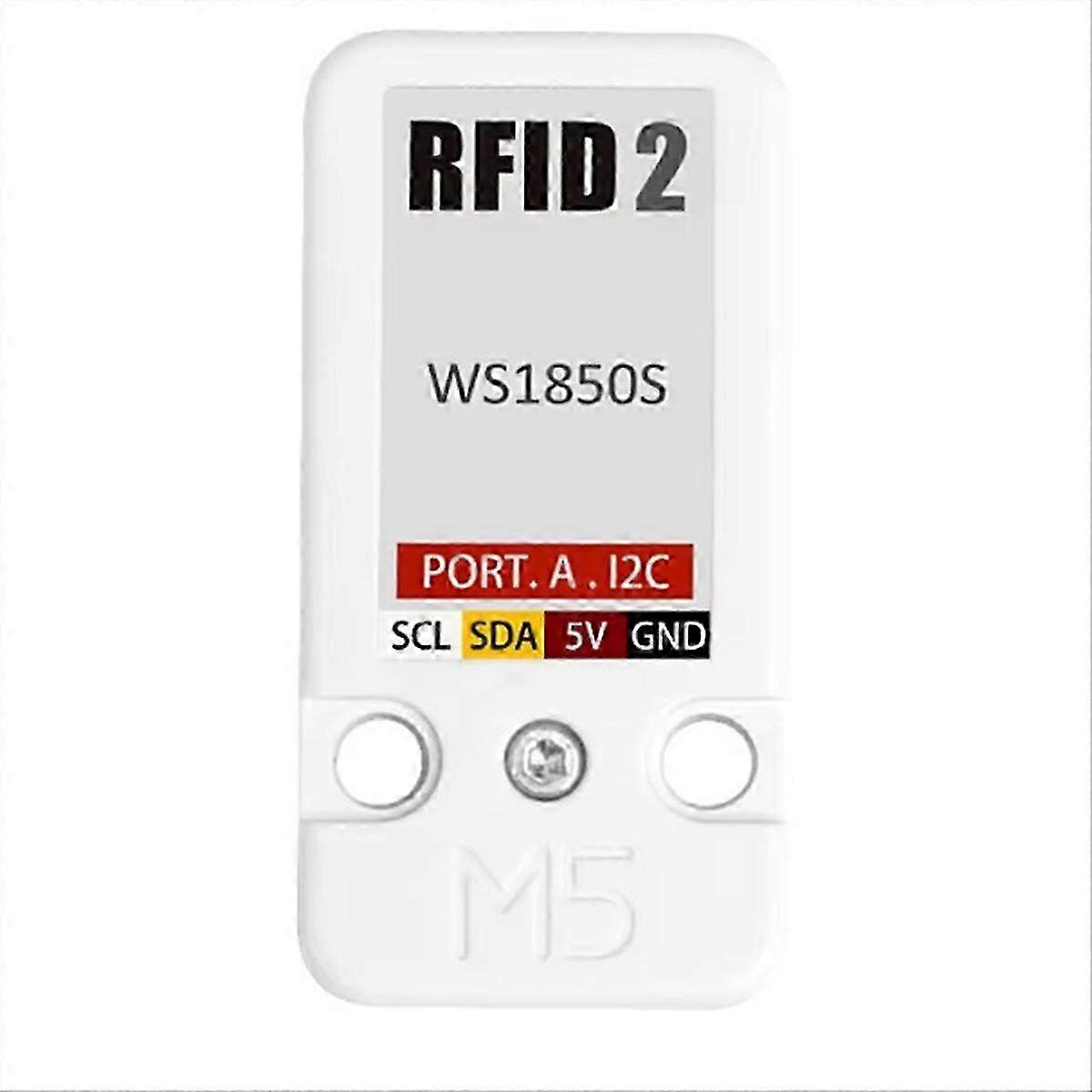 M5Stack Mini RFID Reader/Writer 2 Unit WS1850S 13.56MHz Frequency compatible with Access Control Systems Check-i