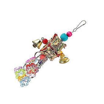 Bird Toys Acrylic Parrot Chewing Toy Hanging Parrot Bite Toy