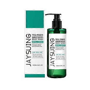 2pcsTea Tree Care Body Wash, Lactic Acid & Centella Extract, Moisturizing, Gentle Clean, Soft Smooth Skin, Daily Skincare