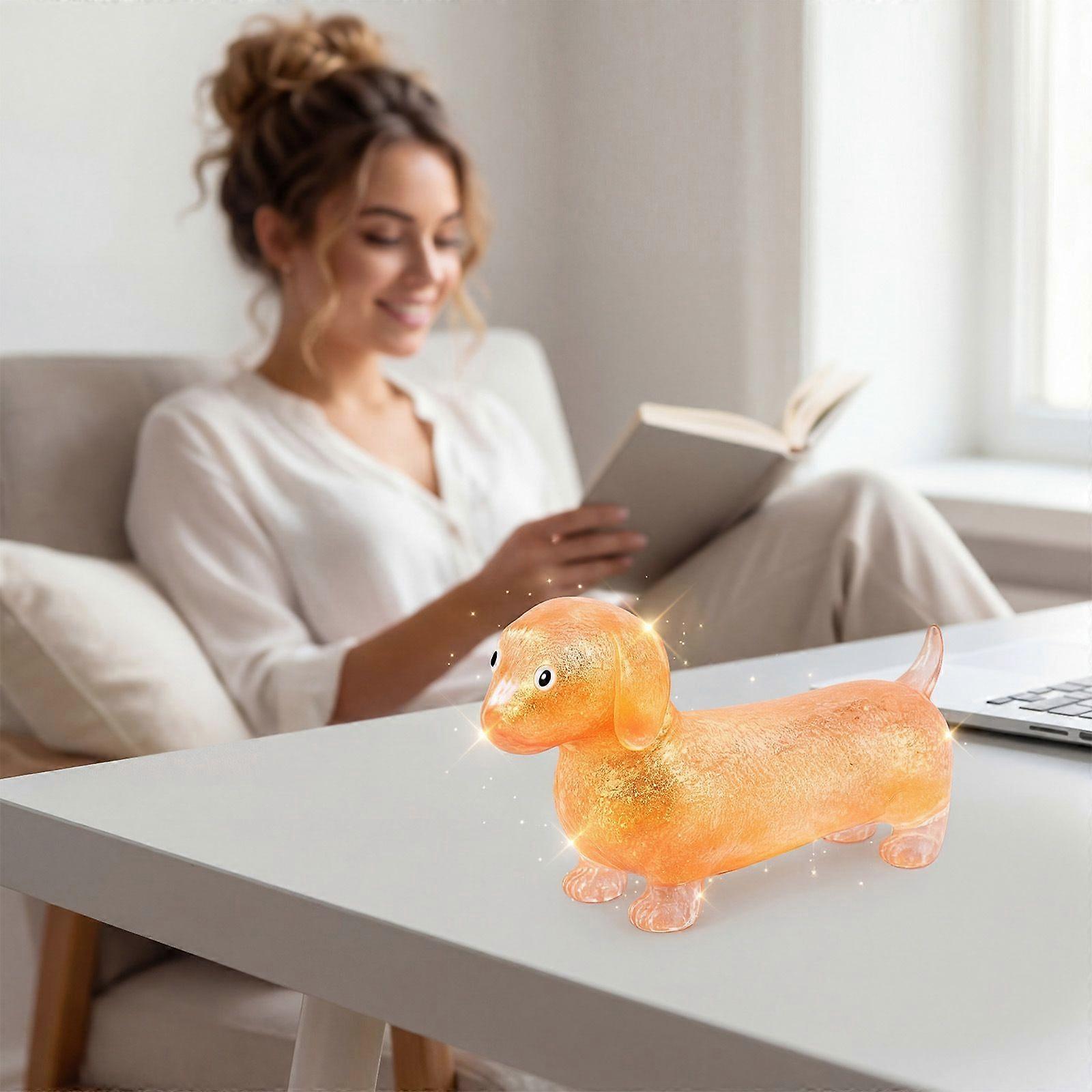 Glitter Dachshund Squeeze Toy