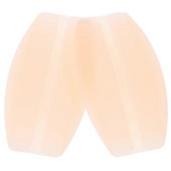 Lot de 2 coussinets d'épaule en silicone antidérapants et lavables pour soutien-gorge (nude)