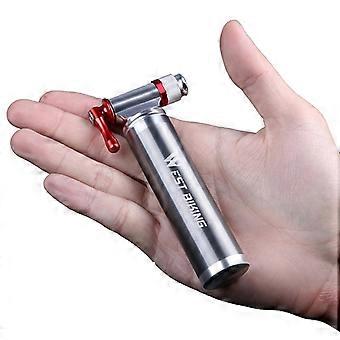 WEST BIKING Bärbar cykelpump CO2 Inflator Cycling Schrader & Presta Mini Cykelpump Utan CO2 C