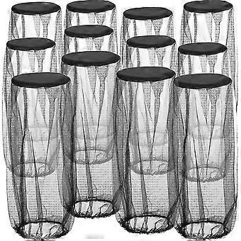 12pcs Mosquito Head Net - Ultimate Insect Protection for Camping, Hiking, Fishing & Outdoor Activities