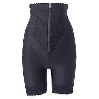 Cintura con cremallera Fajas Sexy Encaje Postparto Nylon de cintura alta Conveniente Pantalón de control de barriga de dama para