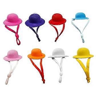 Plush Decorative Snake Hats for Chicken 8Pcs Adorable Pet Accessories