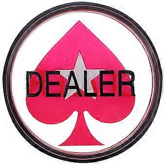 Acrylic Dealer Poker Double-sided Small Dealer Button Puck Poker Game Counting Button