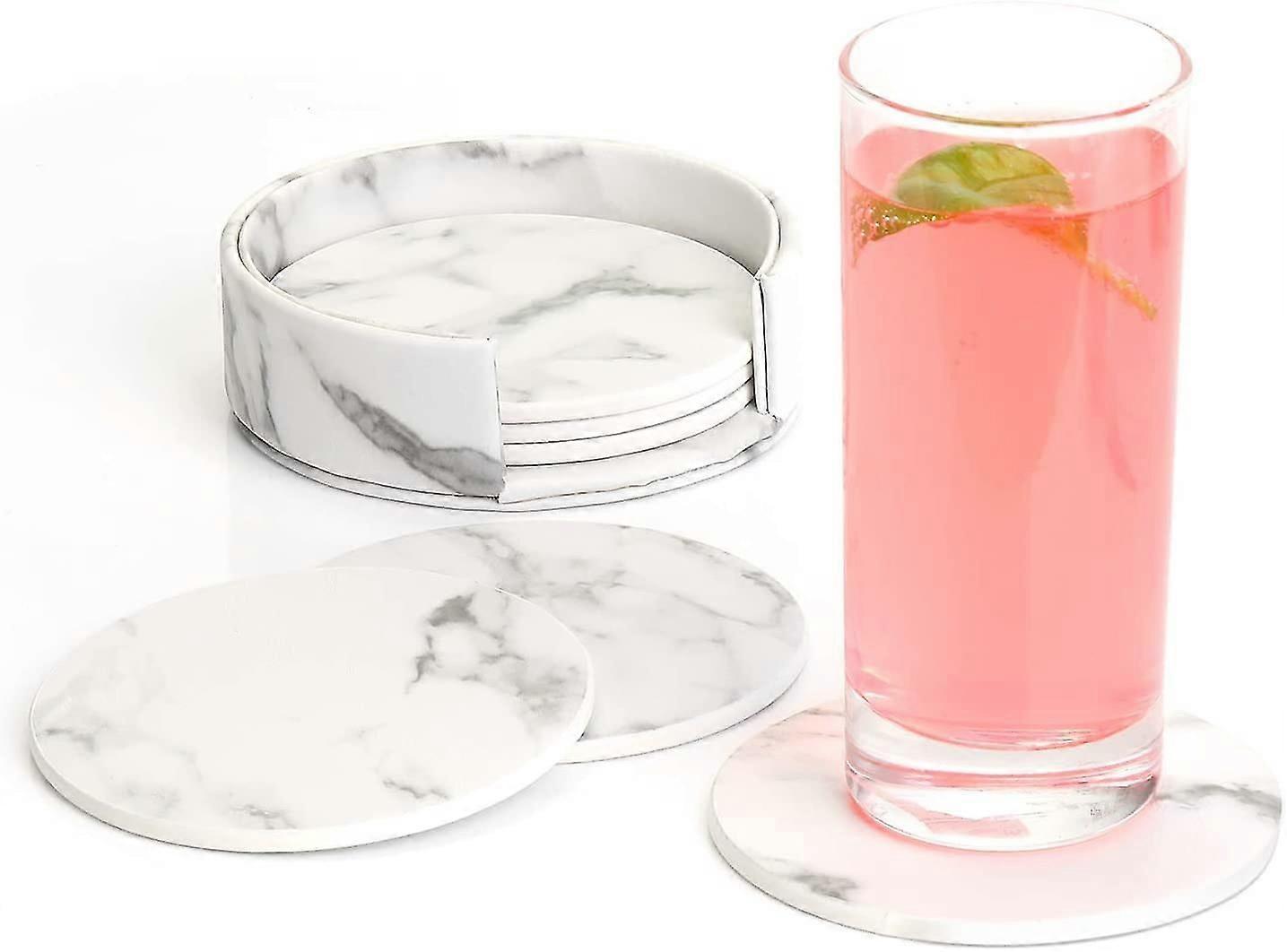 Leather Glass Coasters