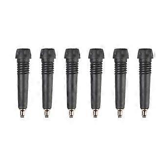 Trekking Pole Tips Replacement Rubber Walking Stick Tips for Grip 6Pcs Set