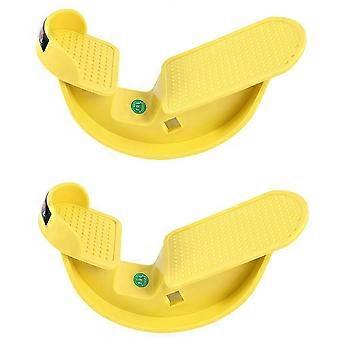 2pcs Tilted Pedal Stretcher Achilles Tendon Muscle Massage Tool - Multi-Functional Foot Pedal compatible with Yoga Fitness