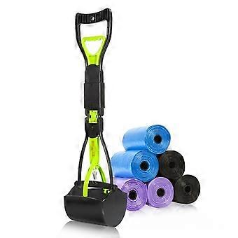 Poop Scooper - TD - 60x13.5cm - Long Handle - 120 Biodegradable Bags - Ergonomic