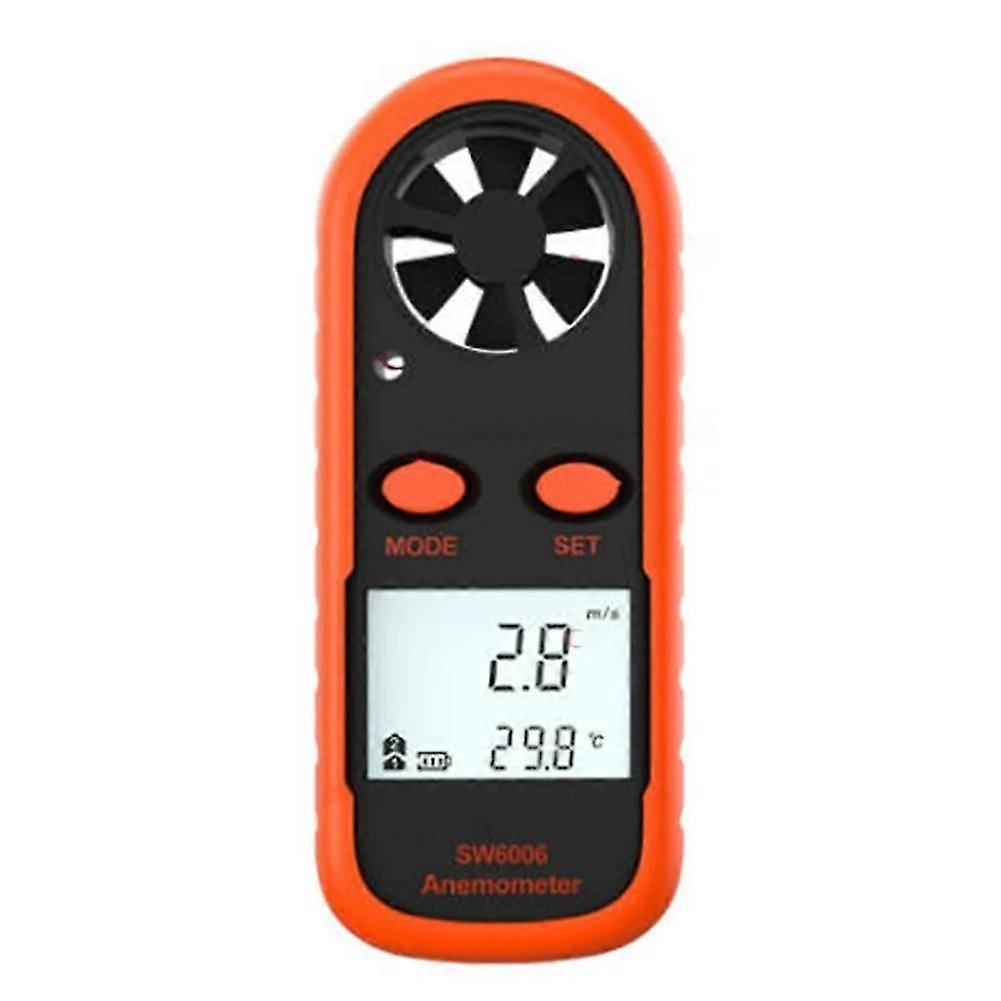 Anemometer Handheld, Light Weight Digital Wind Speed Meter Vane Anemometer Wind Power Temperature H