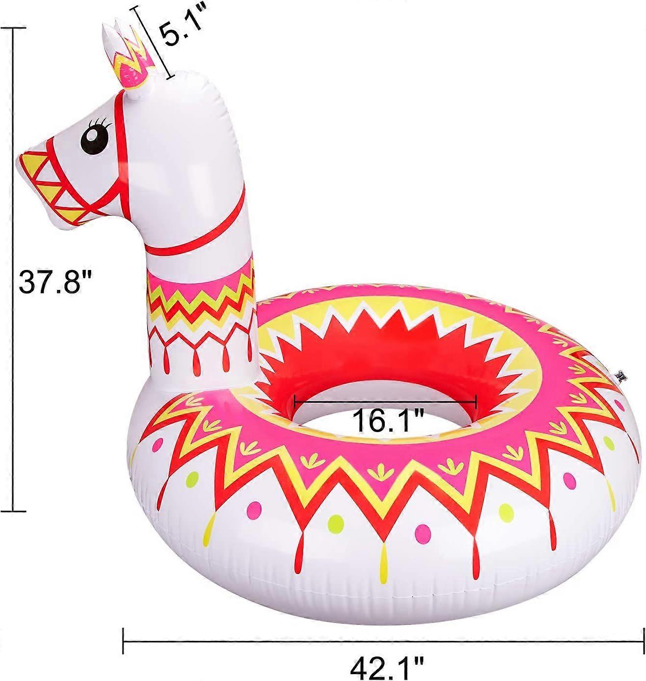 Exuberia Gonflable pour Piscine Animal Enfant Bague De Natation Alpaga Siegravege De Piscine
