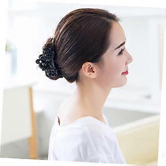 Conjunto de 3 presilhas de cabelo vintage com joias para cabelo, acessórios de cabelo vintage para mulheres, presilhas grossas, presilhas antiderrapantes para cabelo, prendedor de rabo de cavalo, grampos de cabelo antiderrapantes.