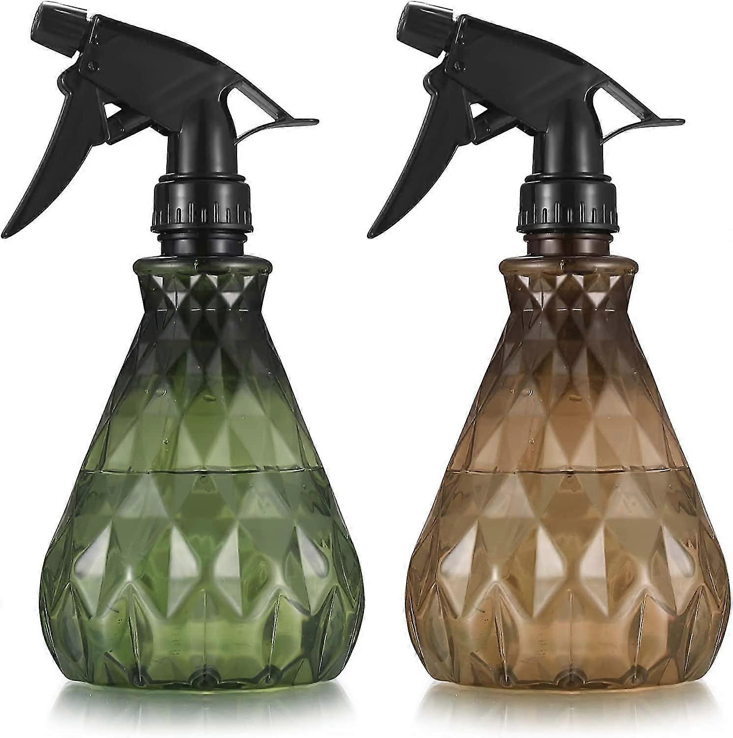 2pcs 500ml Spray Bottle With Adjustable Nozzle