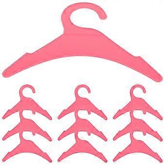 Plastic Pet Clothing Hanger Dog Clothes Hangers for Organizing 20Pcs