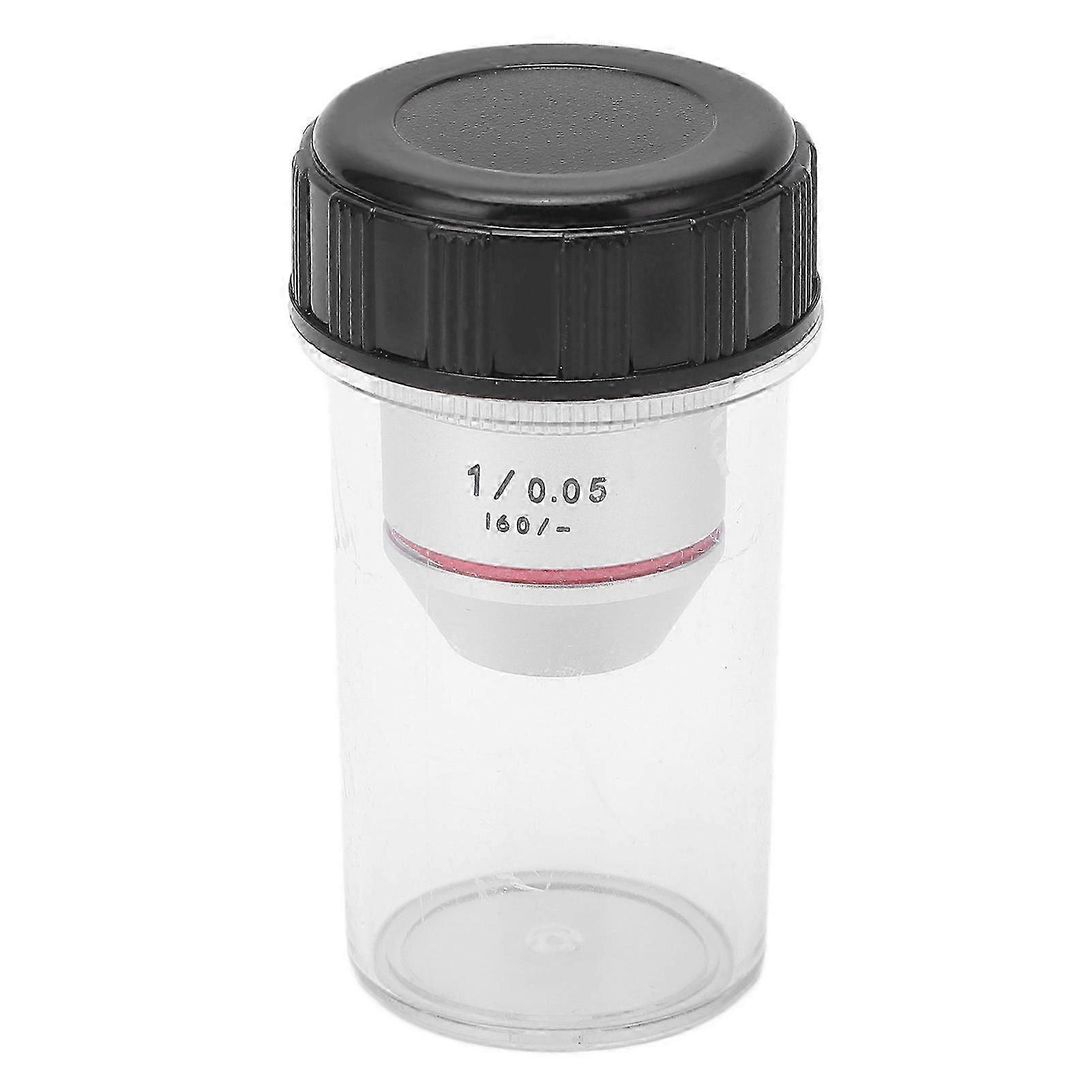 Achromatic Microscope Objective RMS Threaded 1X 195 Achromatic Objective Lens for Biological Microscope