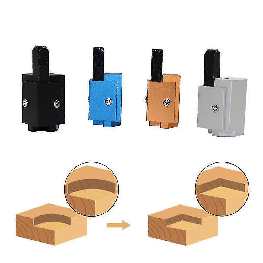 1Pc Woodworking Tool With Right Angle Chisel Angle Square Chisel Recessed Hinged Door Lock Groove(Silver)