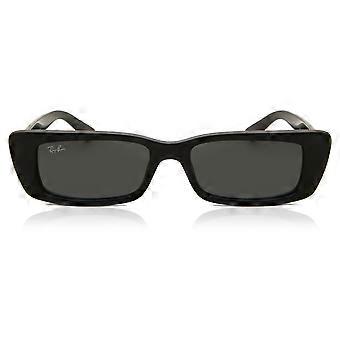 Ray-Ban RB4425F Teru Asian Fit 667787 Full Rim Black Unisex Rectangle Sunglasses UV3 Original